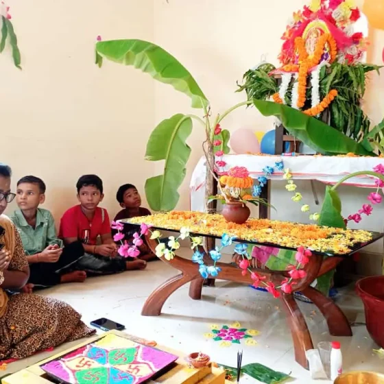 Pic of Ganesh Pooja celebration