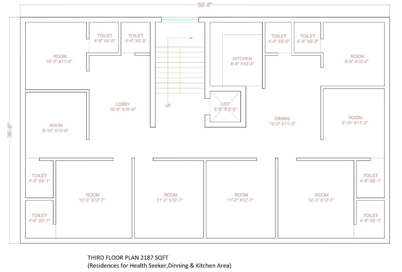 Pic of Third Floor Plan